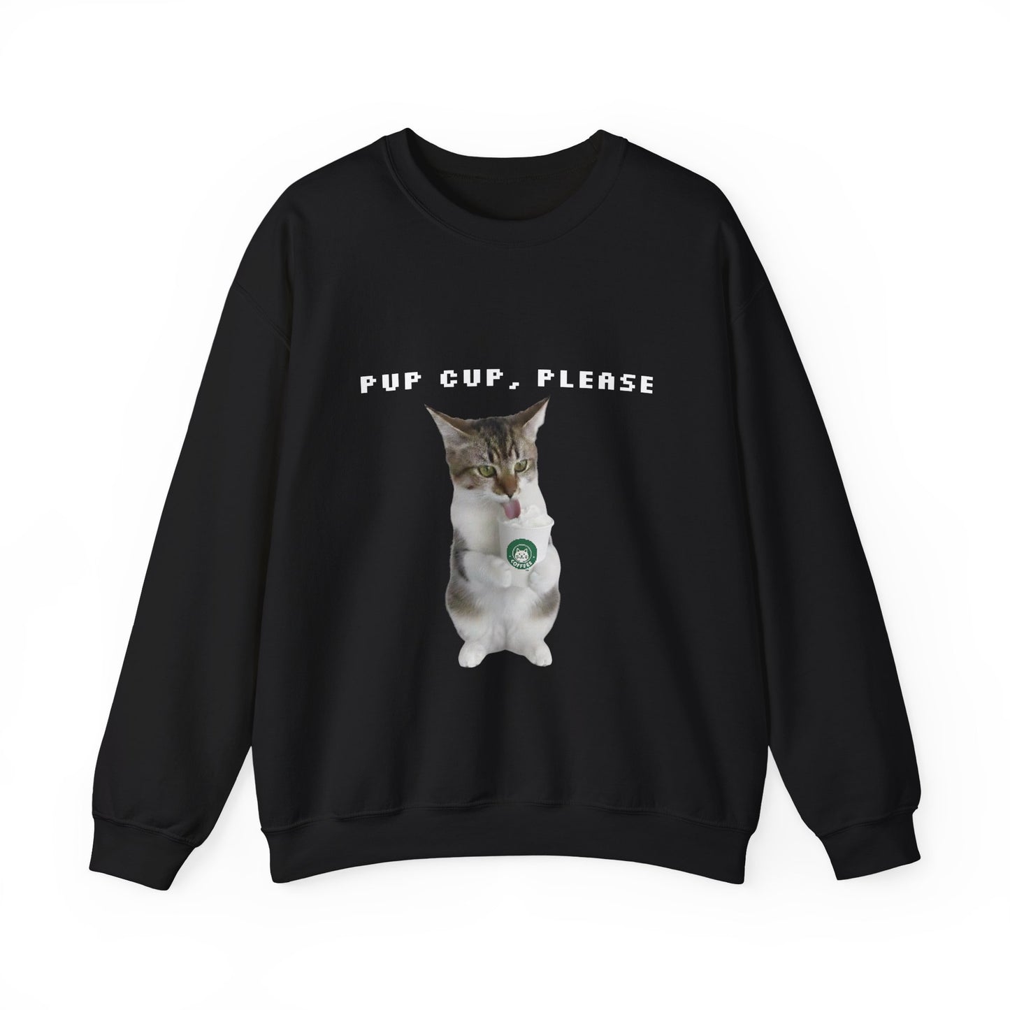 Pup cup, please Cat Graphic T-Shirt