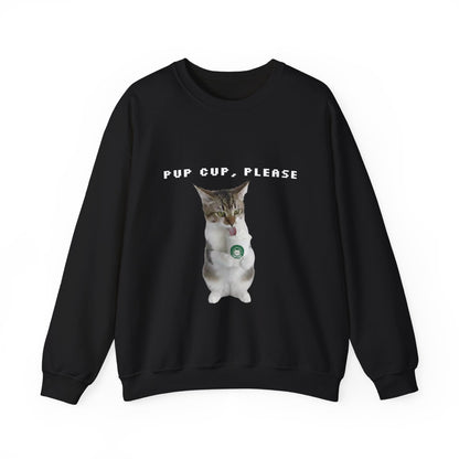 Pup cup, please Cat Graphic T-Shirt
